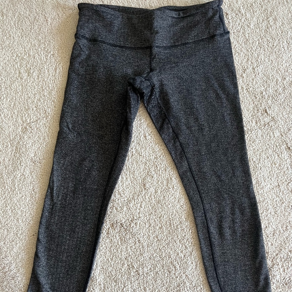 Lululemon Cozy Wunder Under Herringbone Leggings 8